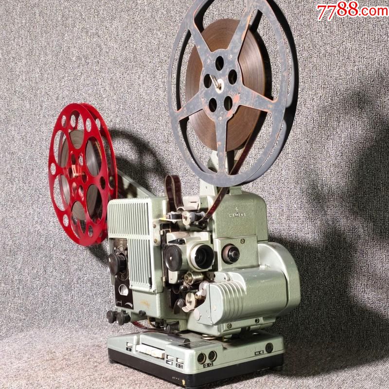 古董机械德国西门子siemens16毫米mm老式胶片电影机放映机故障