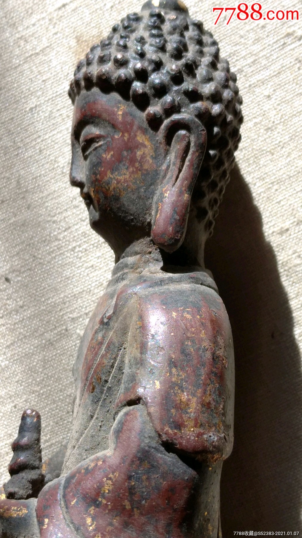 鎏金老铁佛-佛像/造像-7788佛像