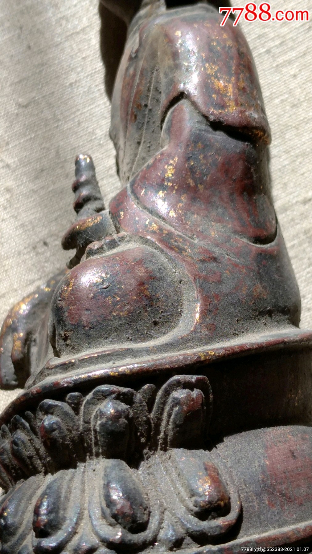 鎏金老铁佛-佛像/造像-7788佛像