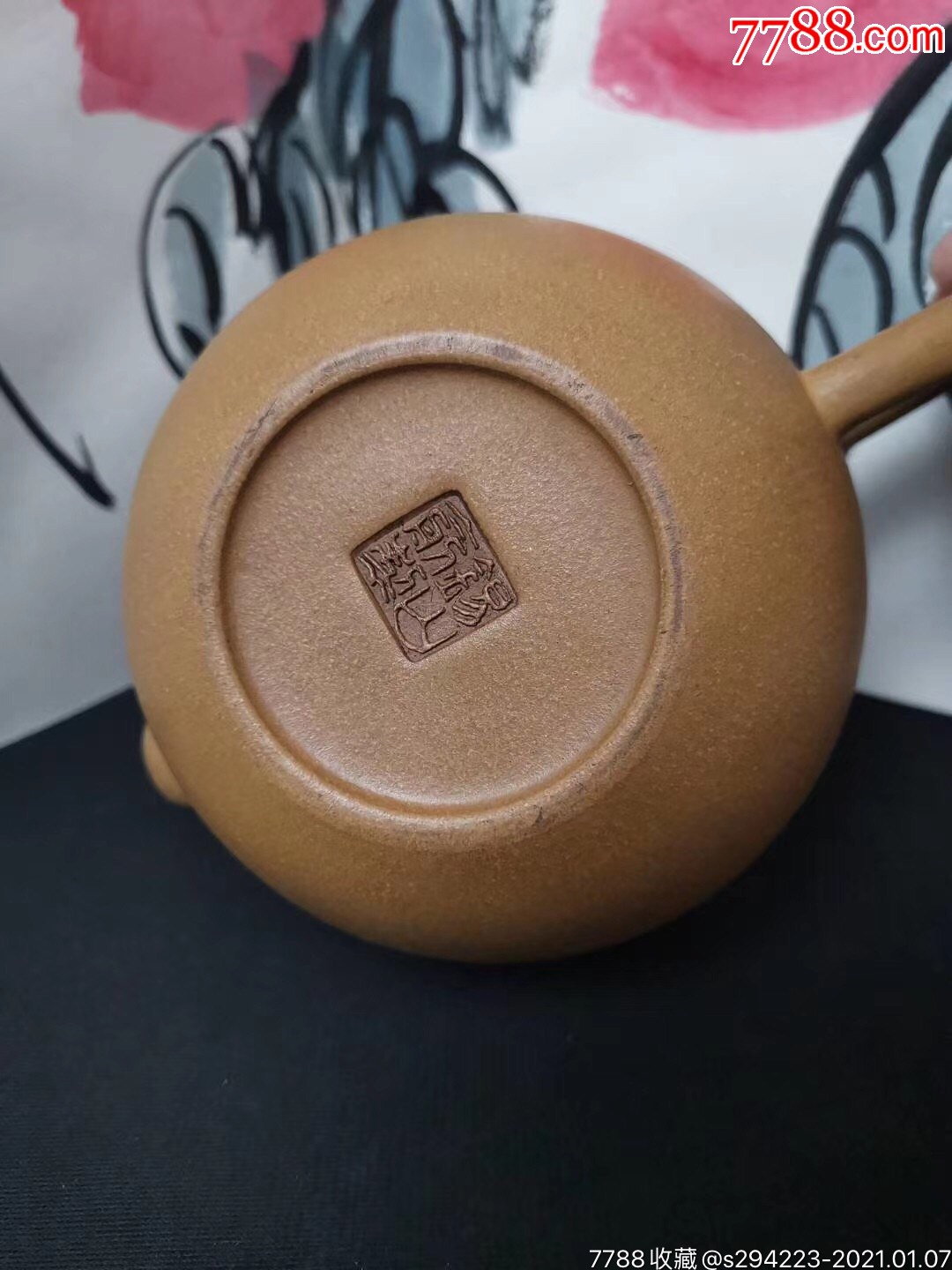 民国时期紫砂壶俞国良制壶,老段泥紫砂砂料,品相完好-紫砂壶-7788紫砂