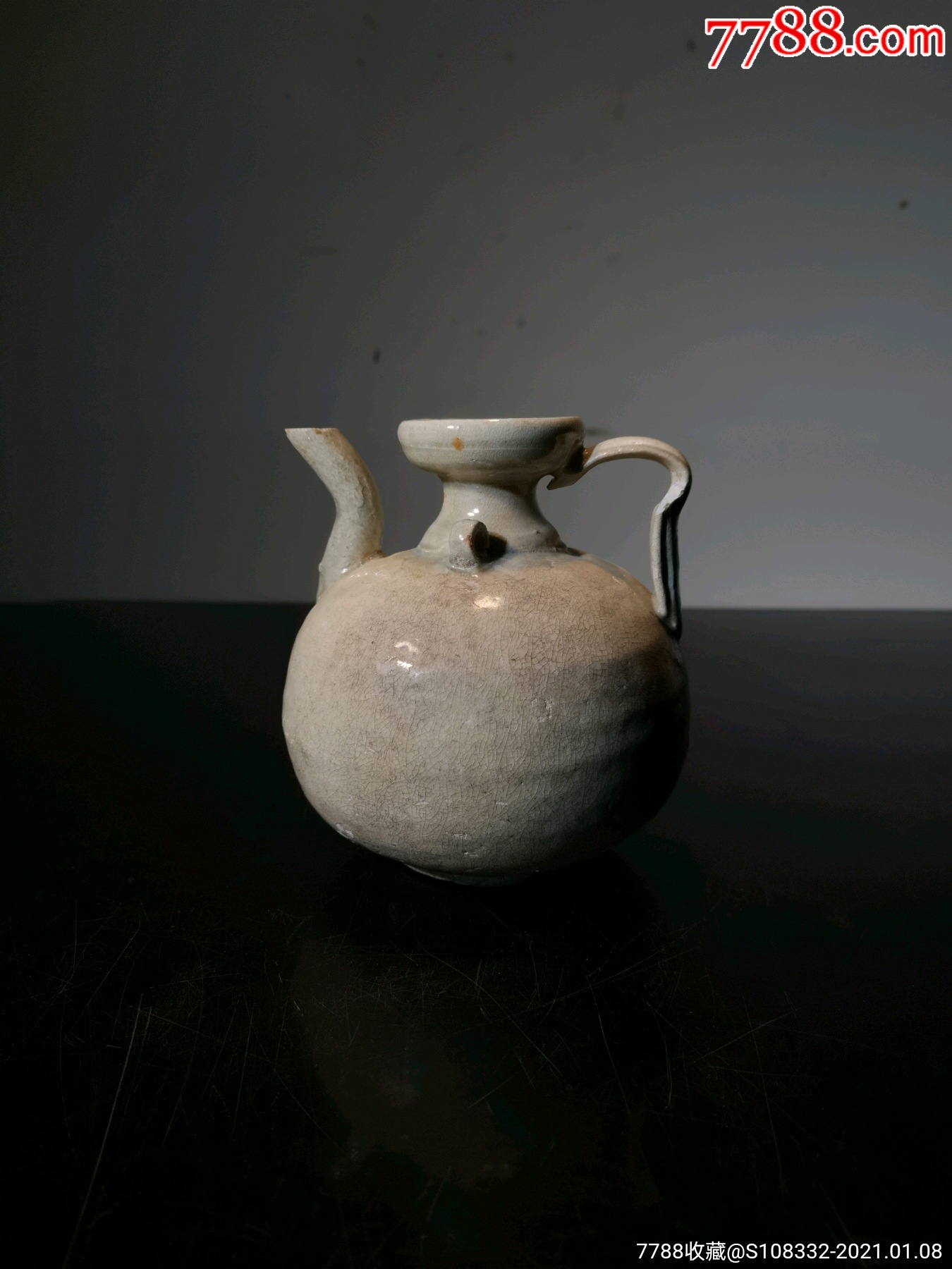 福建窑口单色釉酒壶_单色白瓷_第1张_7788瓷器