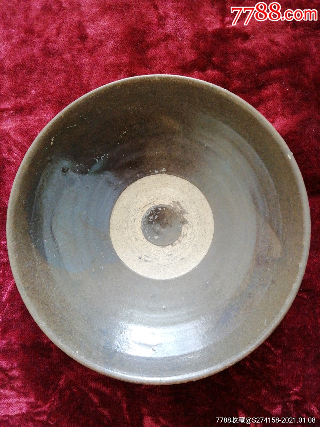 宋碗,酱色,保老.