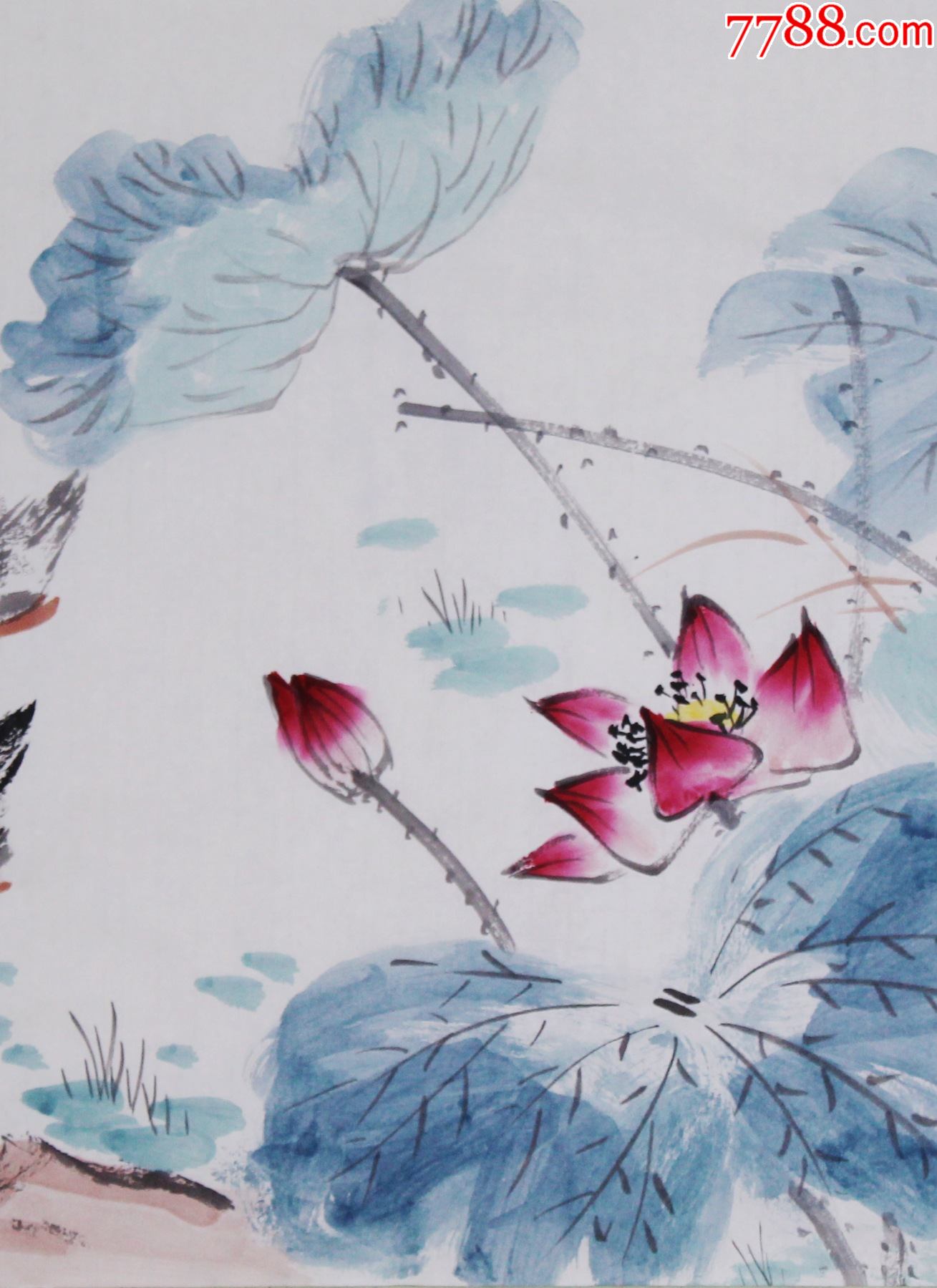 和和美美-花鸟国画原作-7788文玩