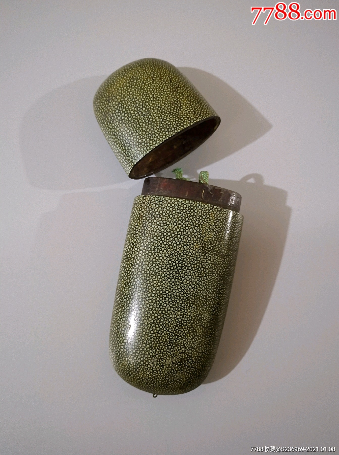 清代老眼镜盒鲨鱼夹眼镜盒子