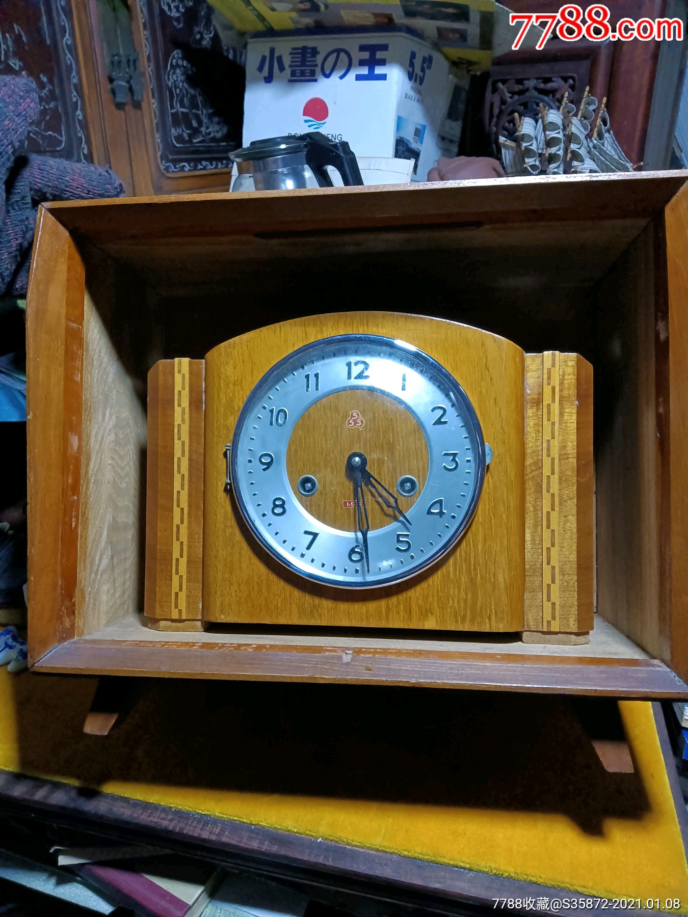 漂亮木盒555座钟