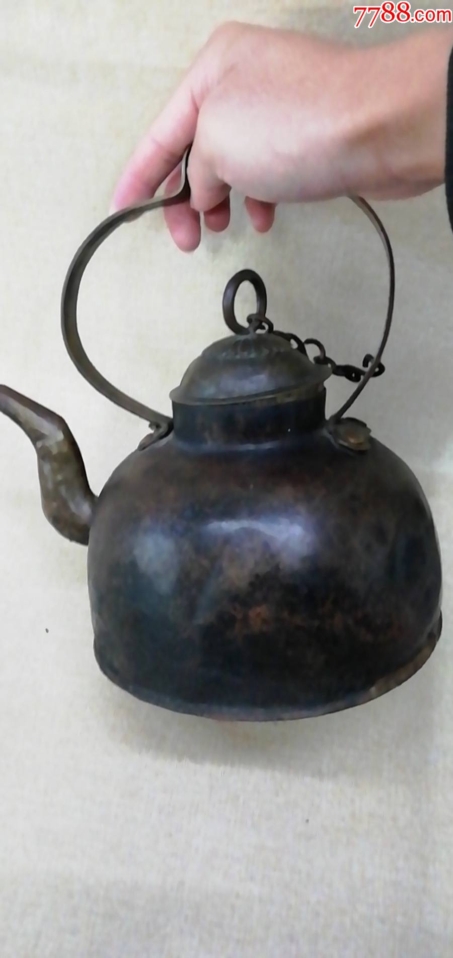 古董铜水壶价格及图片图片