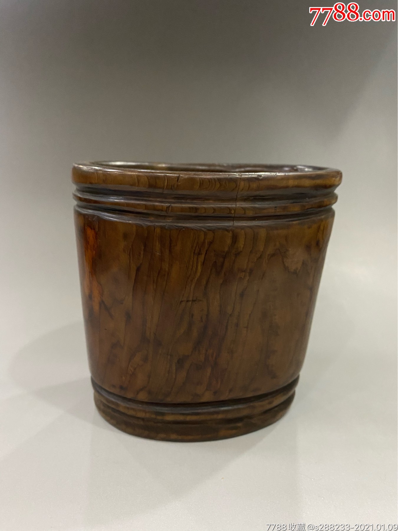 清代红豆杉笔筒_笔筒_图片收藏_回收价格_7788音像