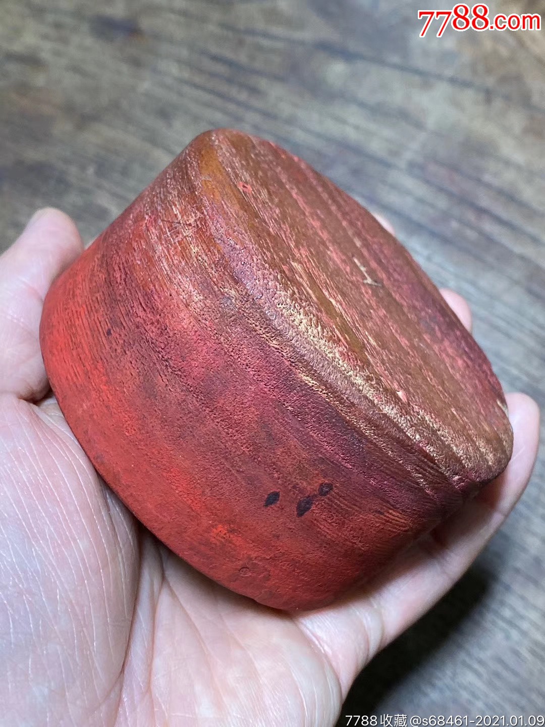 木刻藏传佛教金刚杵经文圆印_其它佛/道藏品_图片收藏_回收价格_7788