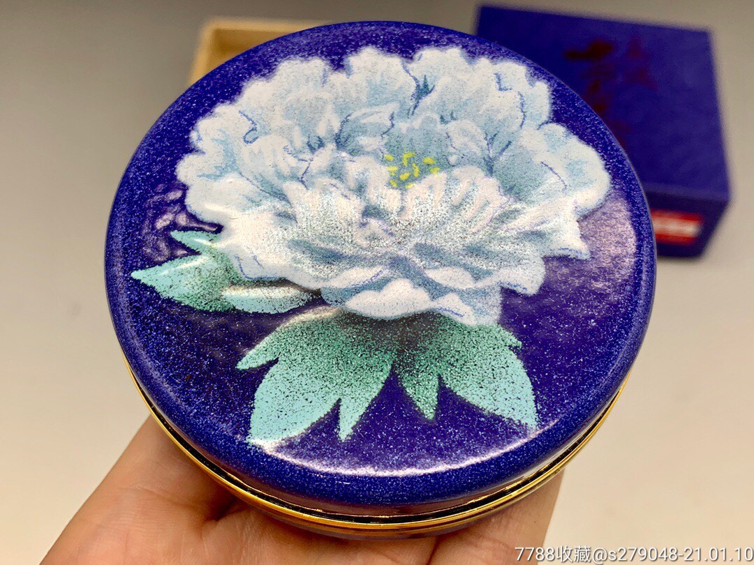 日本七宝烧印泥盒_其他文房用具_第2张_7788琉璃收藏