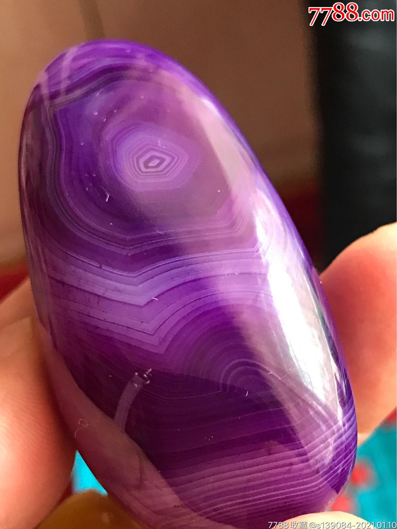 天然玛瑙原石,紫玛瑙原石,90多克