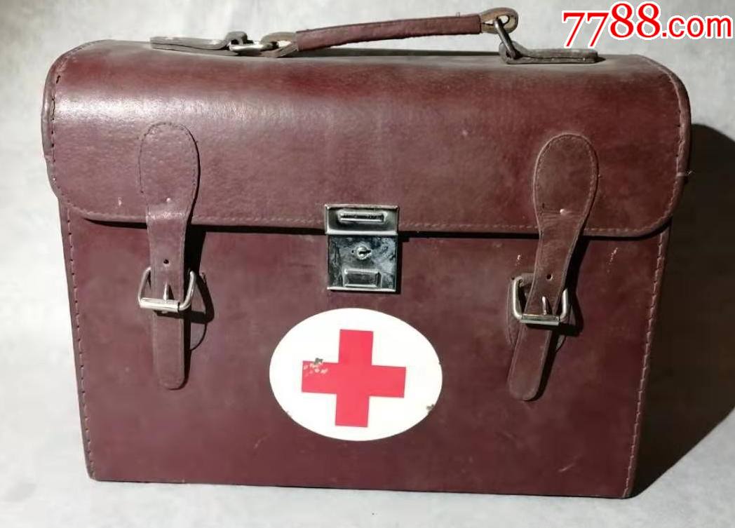 民国红十字医药箱保健箱急救箱苏区抗战物品33255cm