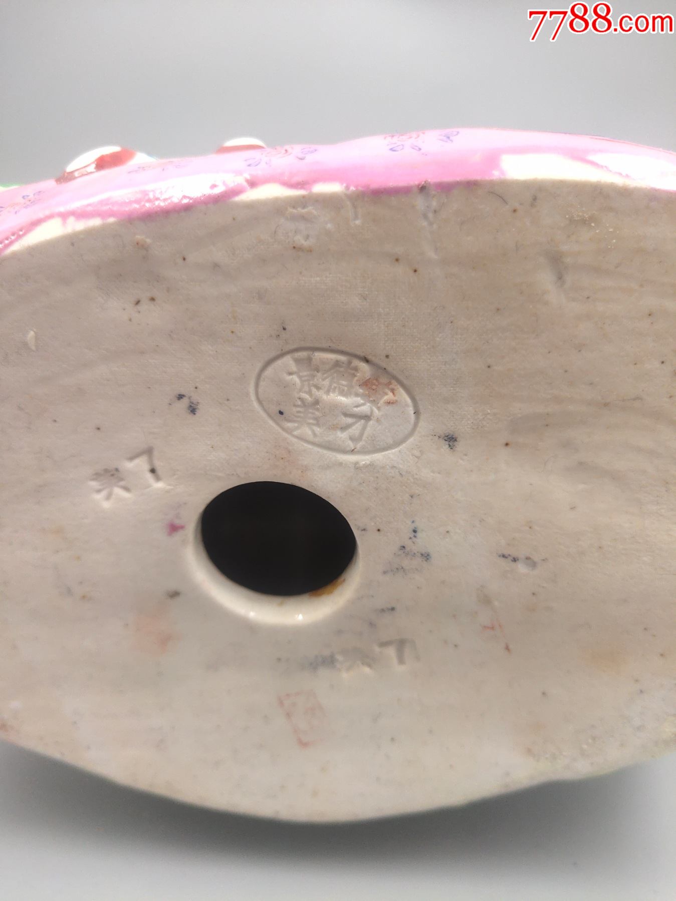 精美567景德镇美雕瓷厂五子登科佛像