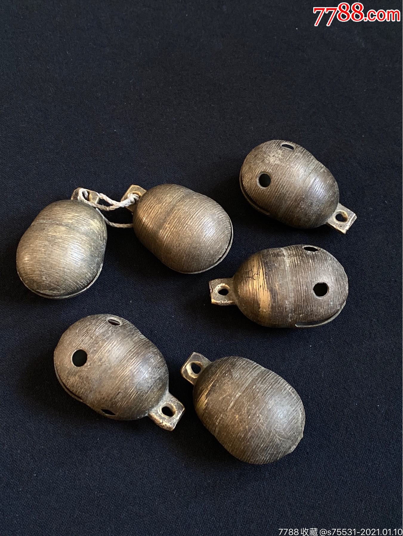 60年代铜制毛驴铃铛