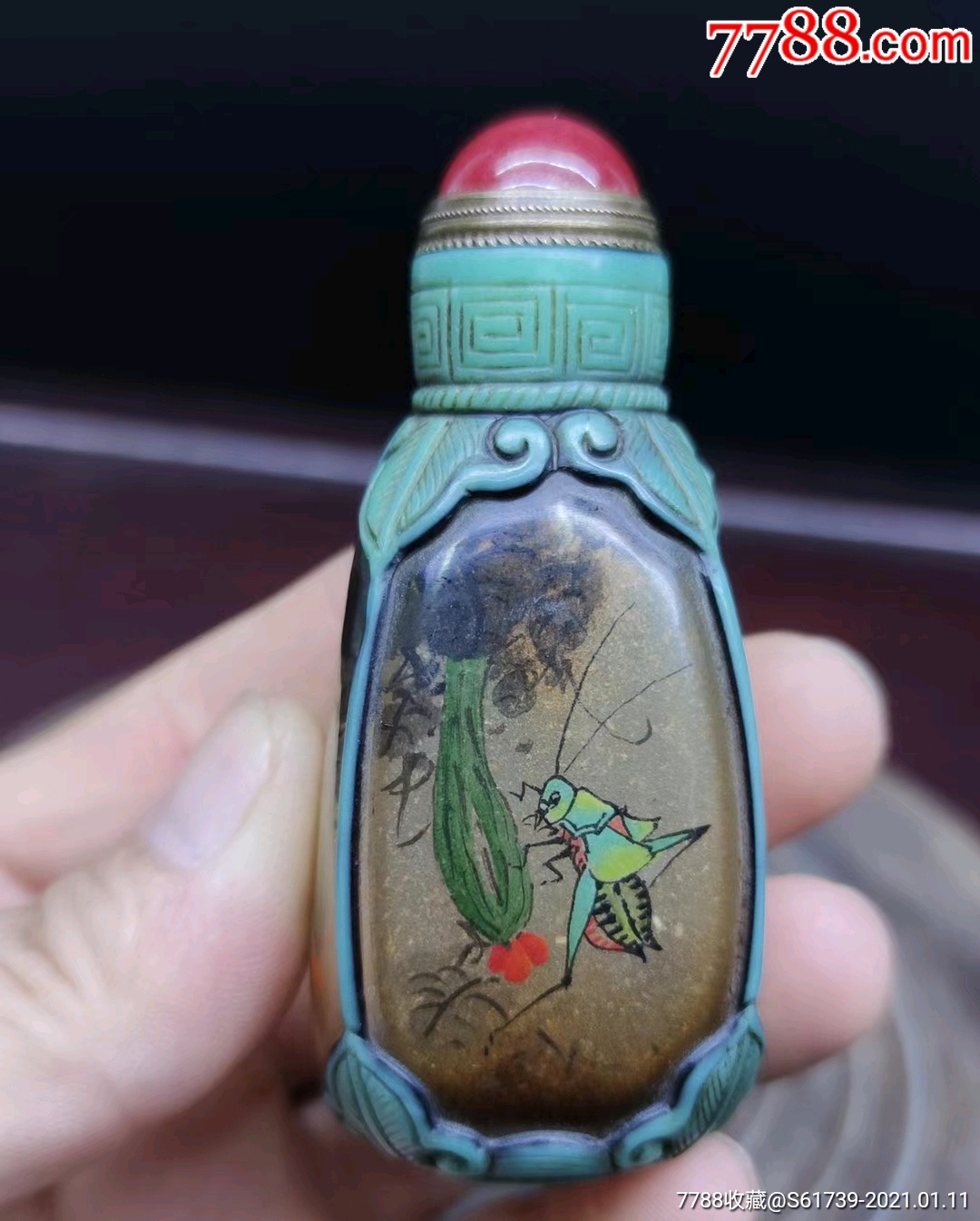 清晚期名家叶仲三内画鼻烟壶