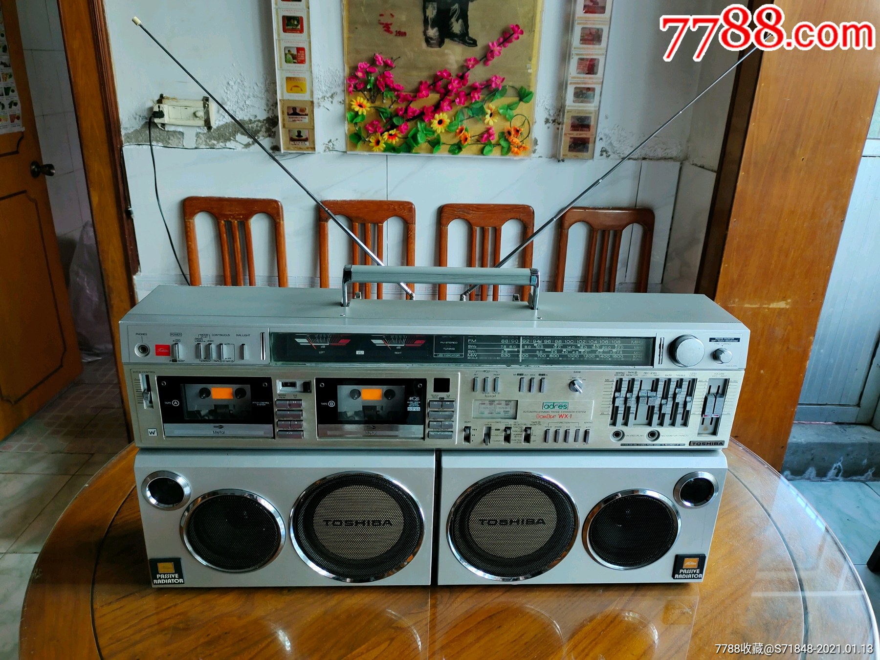 日本原装东芝983收录机非随身听