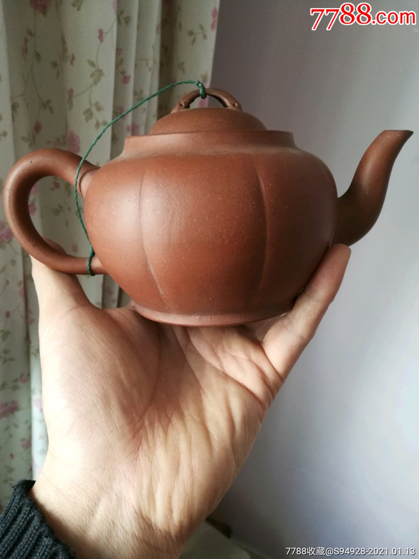 老紫砂壶菊球(顾亚南款)-紫砂壶-7788收藏