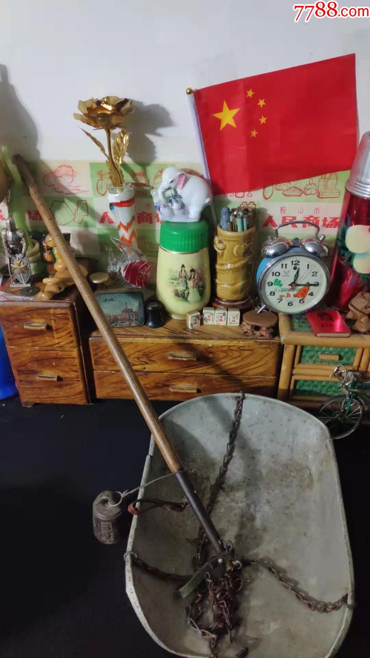 上世纪6070年代老盘称老式老秤杆称砣民俗怀旧老物品第拾壹组