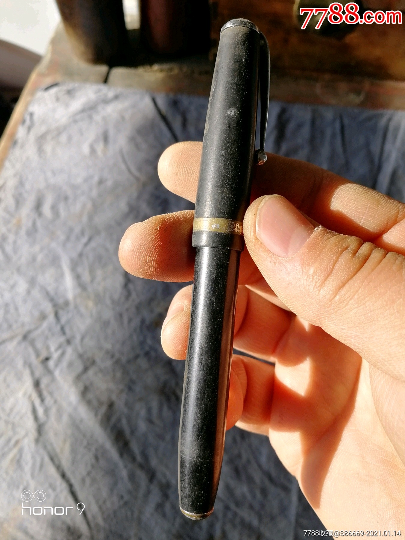 鸵鸟铱金尖钢笔