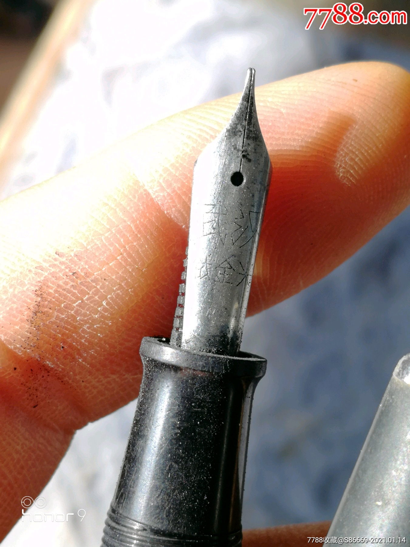 鸵鸟铱金尖钢笔