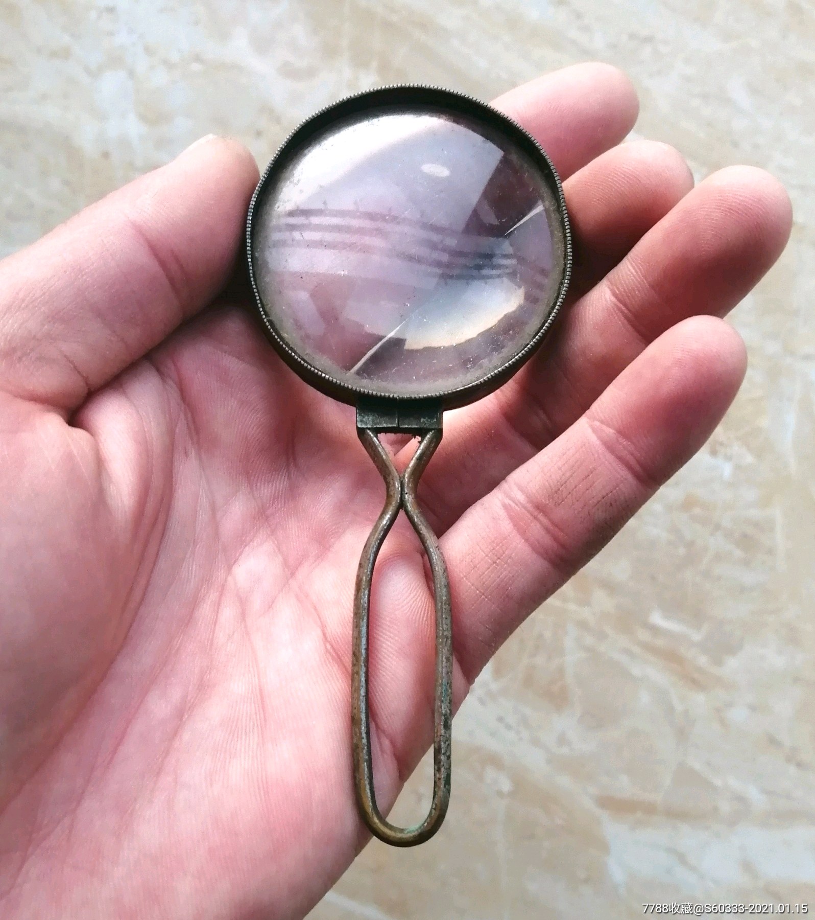 精致的民国"放大镜",单片眼镜