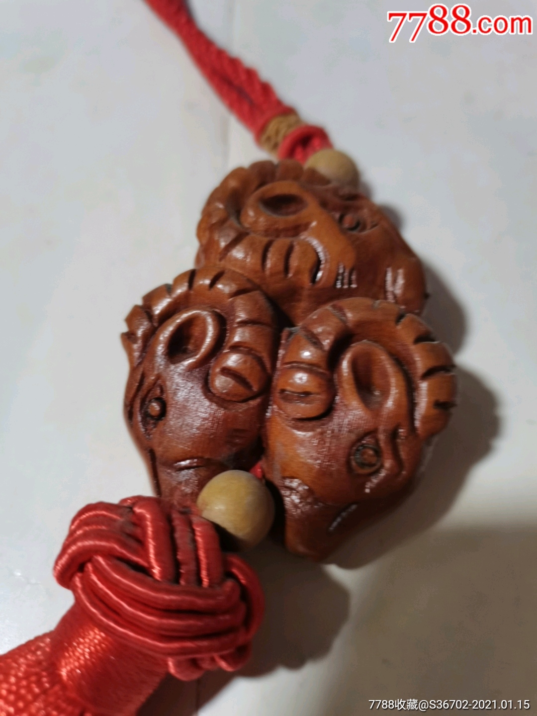 桃木精品三阳开泰【精美雕刻】_其他根雕/木雕_第2张_7788茶具