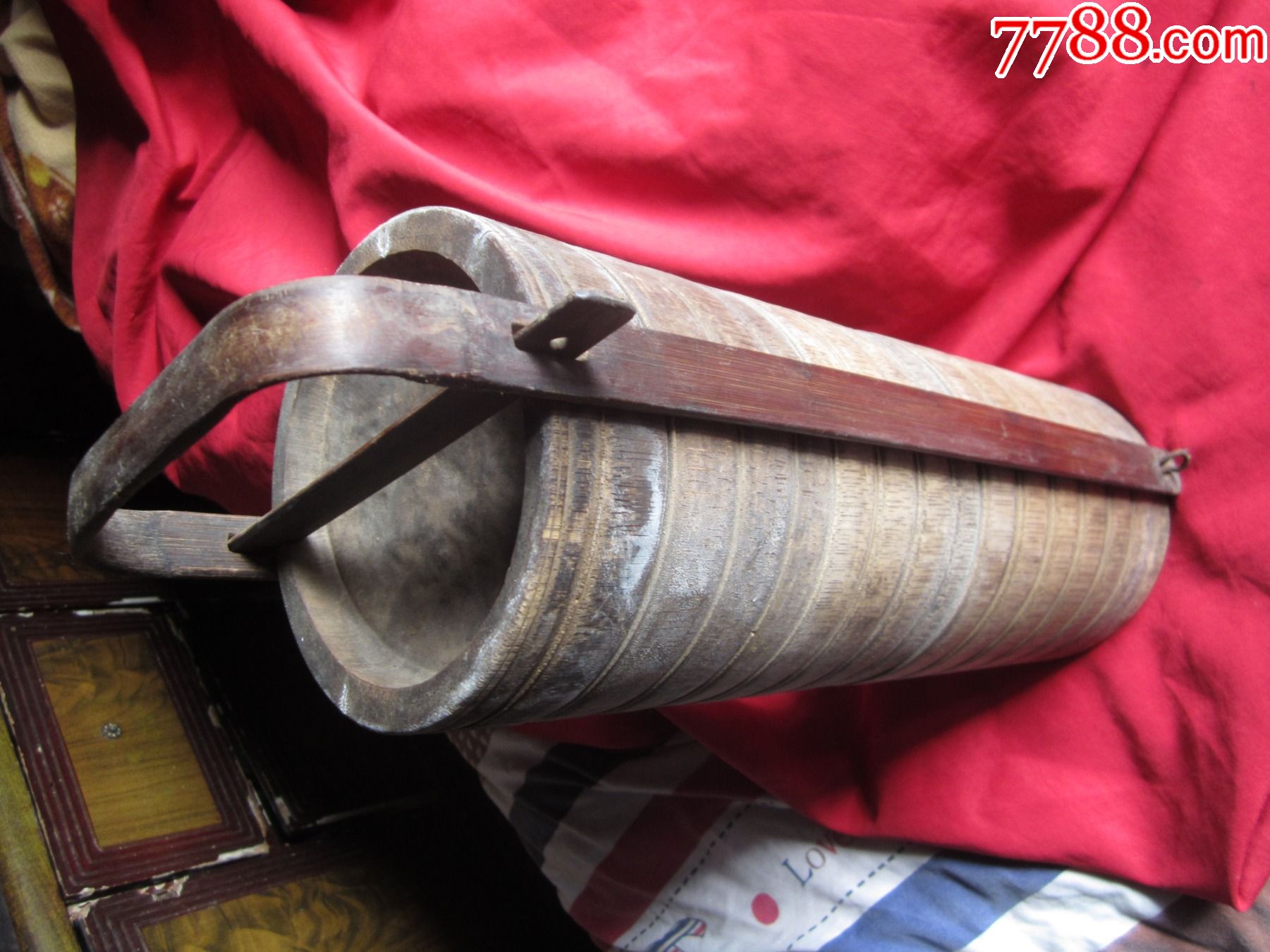 自贡盐场盐工用3层老竹饭合