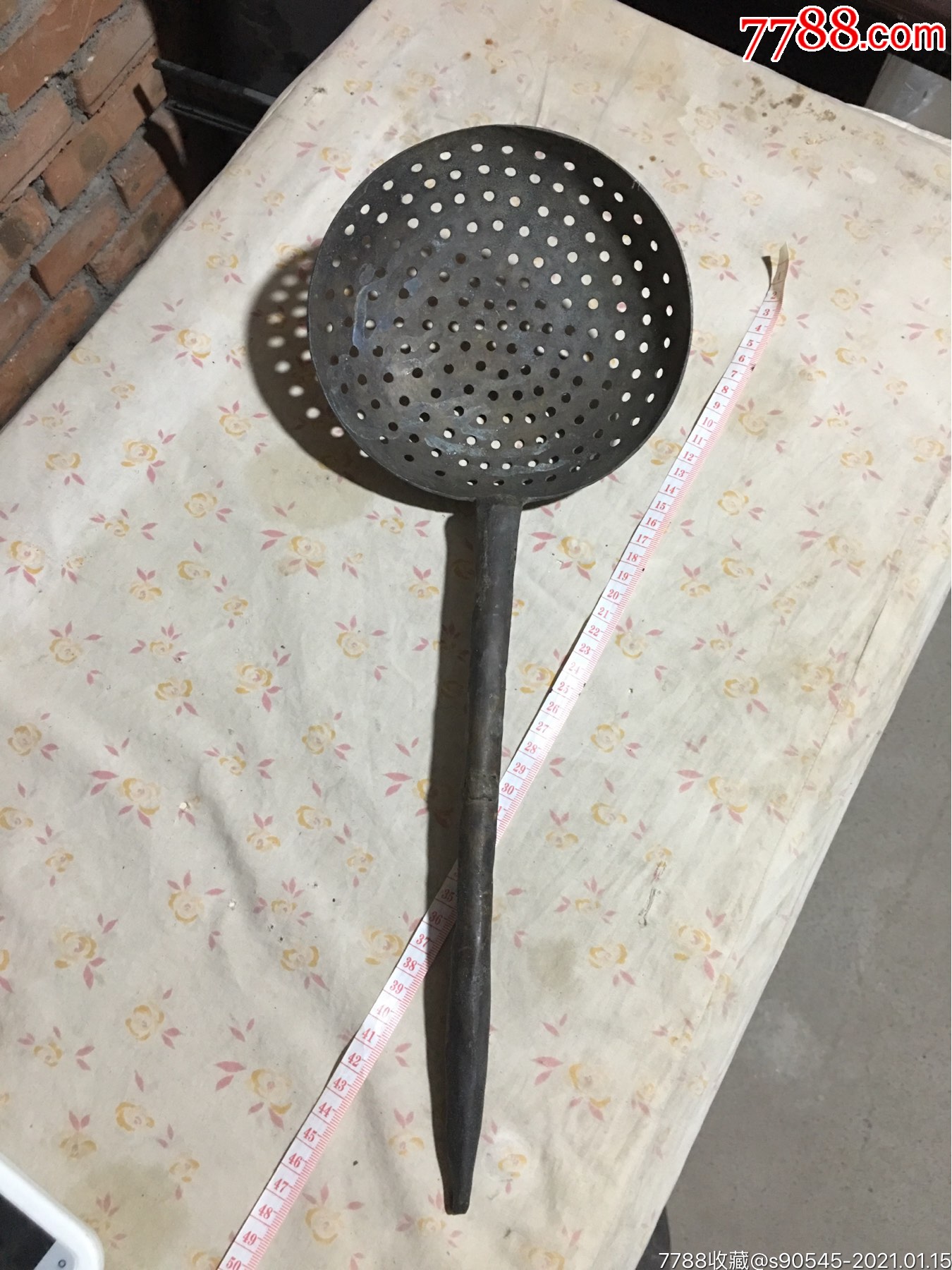 老铜漏勺,笊篱