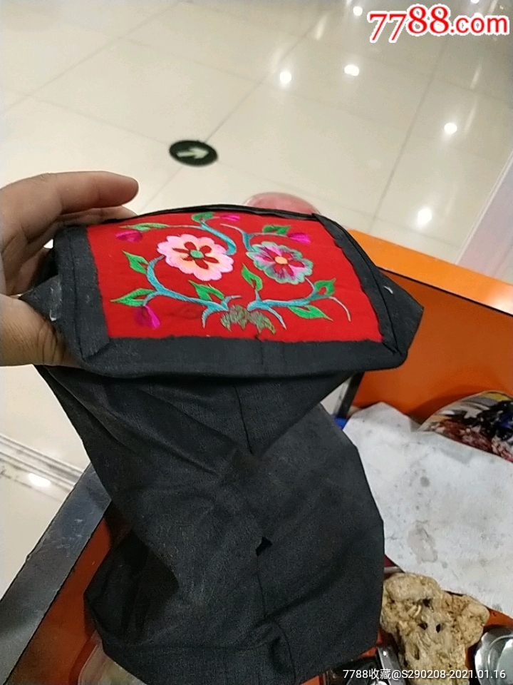 老枕头,老刺绣枕头
