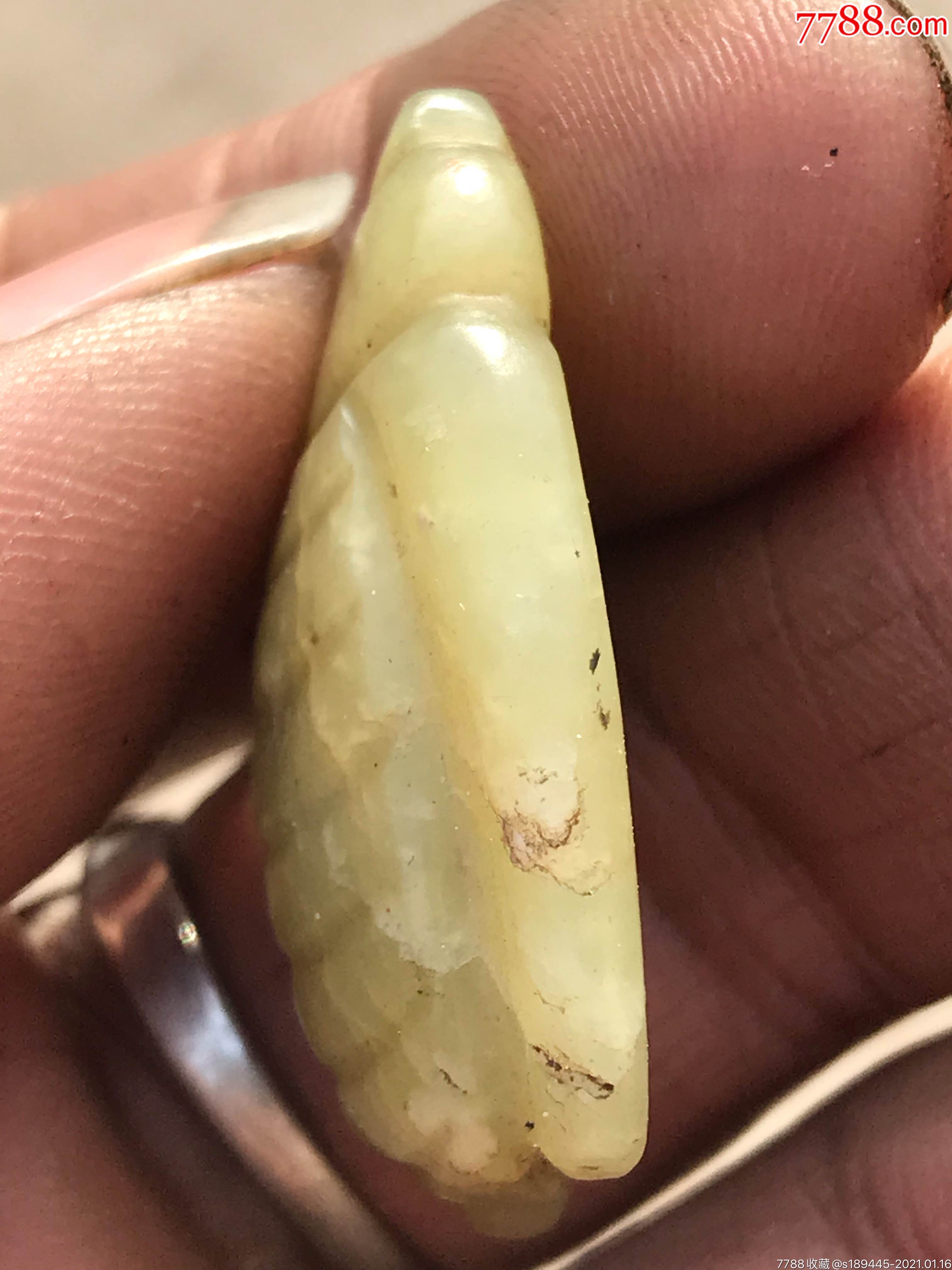 大几十年至民国老玉蝉吊坠,有石纹无硬伤裂,品相如图保真保老不议价