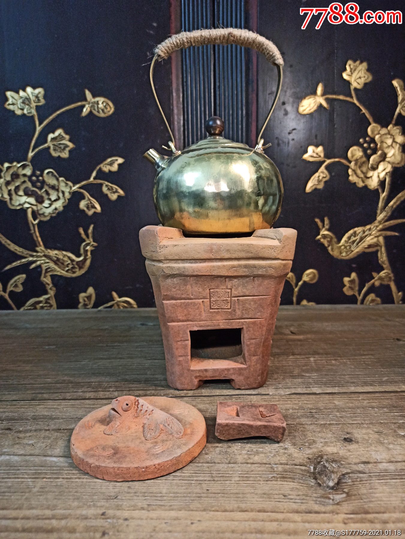 潮汕工夫茶风炉炭炉茶炉"四方炉"完好完整请茶,茶室碳炉;真正回归自然