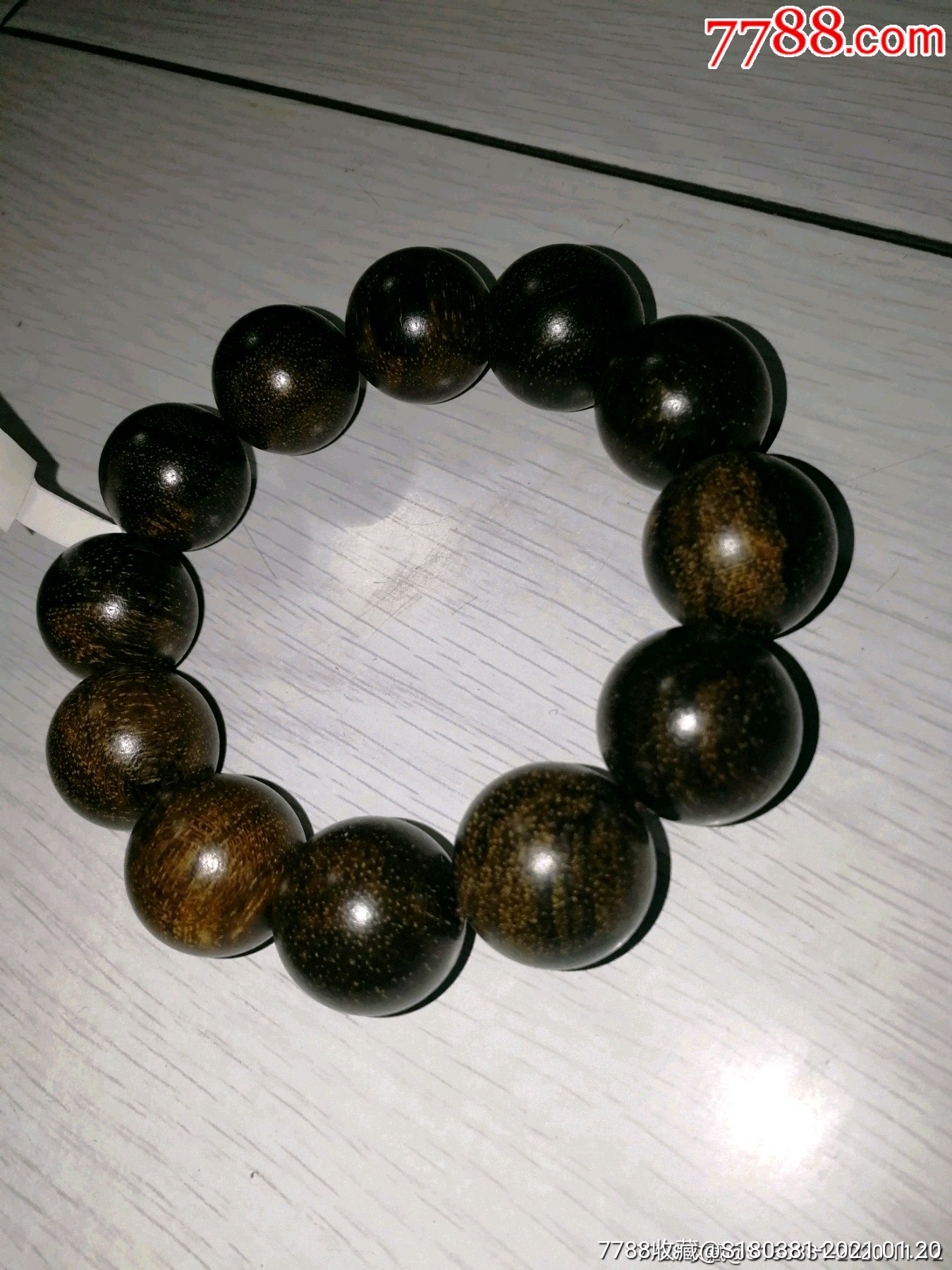 0男士手串圆珠男士标配珠子东帝汶虎皮沉香木-沉香木手串-7788功放机