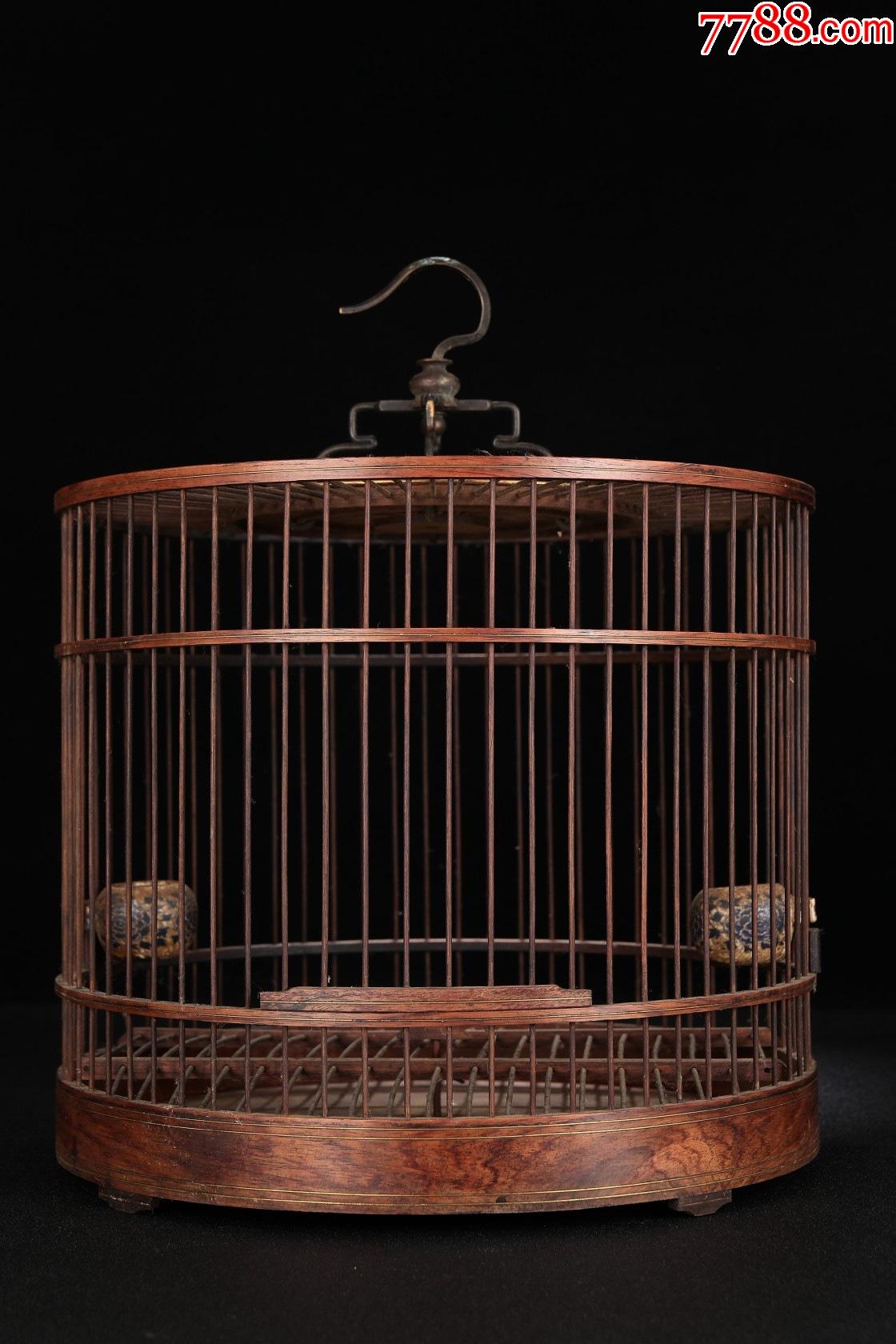 海外回流海南黄花梨鸟笼