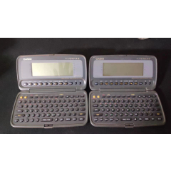 上世纪8090年代卡西欧中文电脑记事簿2台无试机品相可以