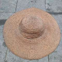 文革手编草帽,咖啡馆酒楼茶馆装饰品挂件_酉南镇废品站【7788纸艺】