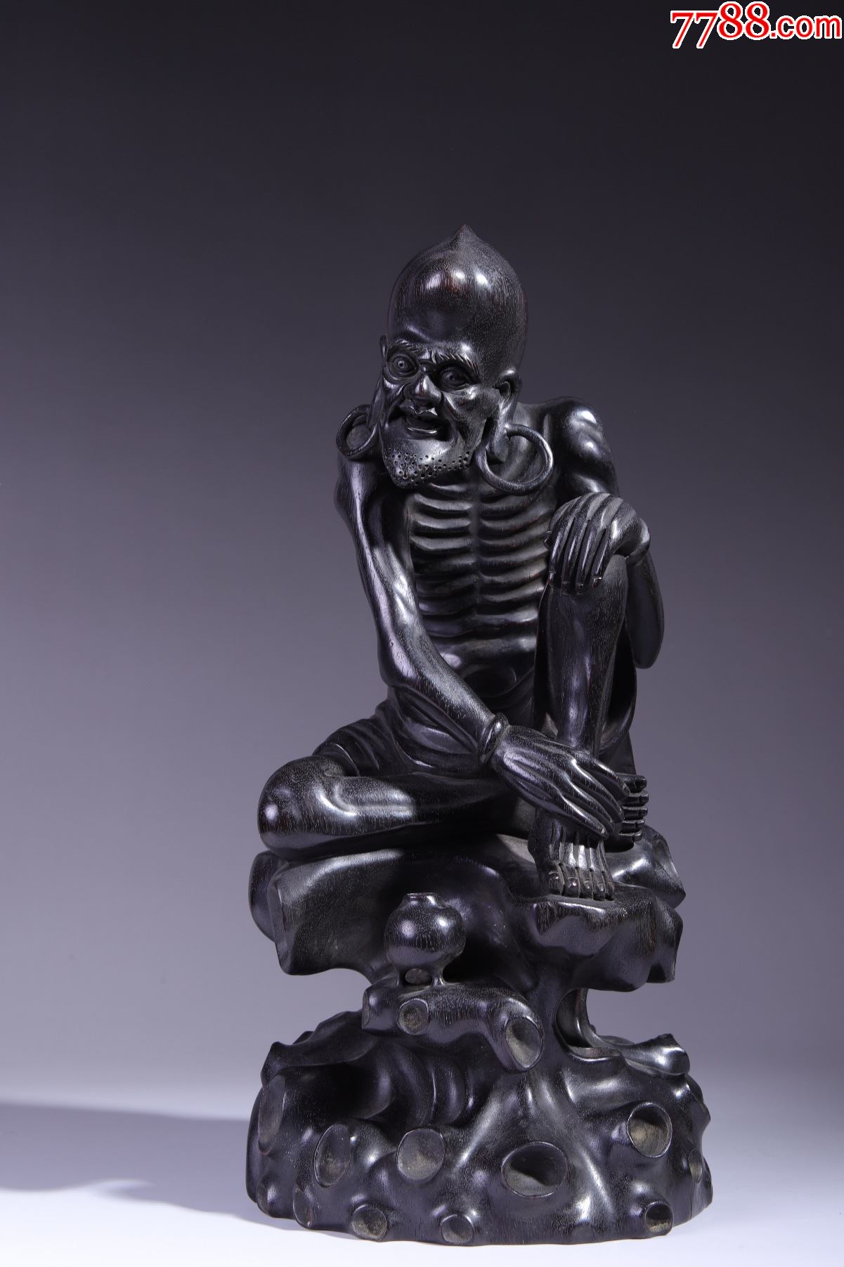 紫檀瘦骨仙尺寸:16x13x33cm