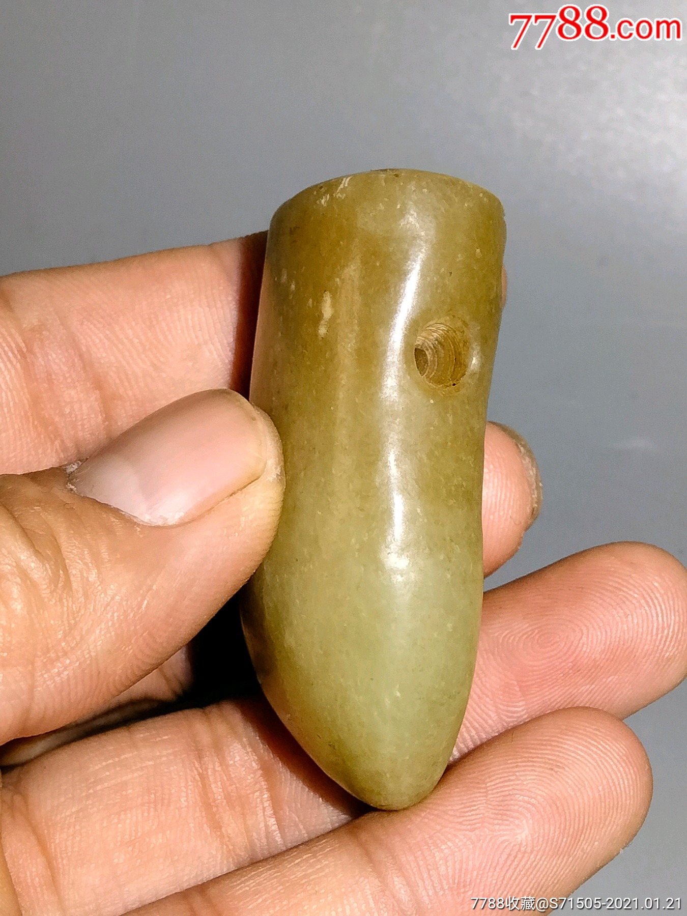 以前收的红山玉蝉,,,红山文化高古玉器红山玉器