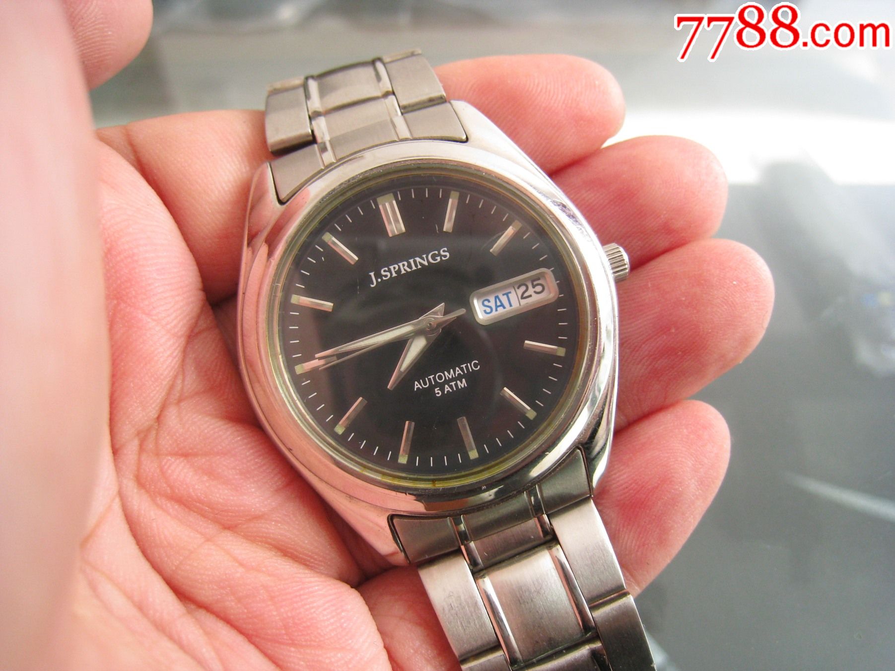 日本古董表精工旗下捷瑞时y676a中古表(自动)男美品-手表/腕表-7788