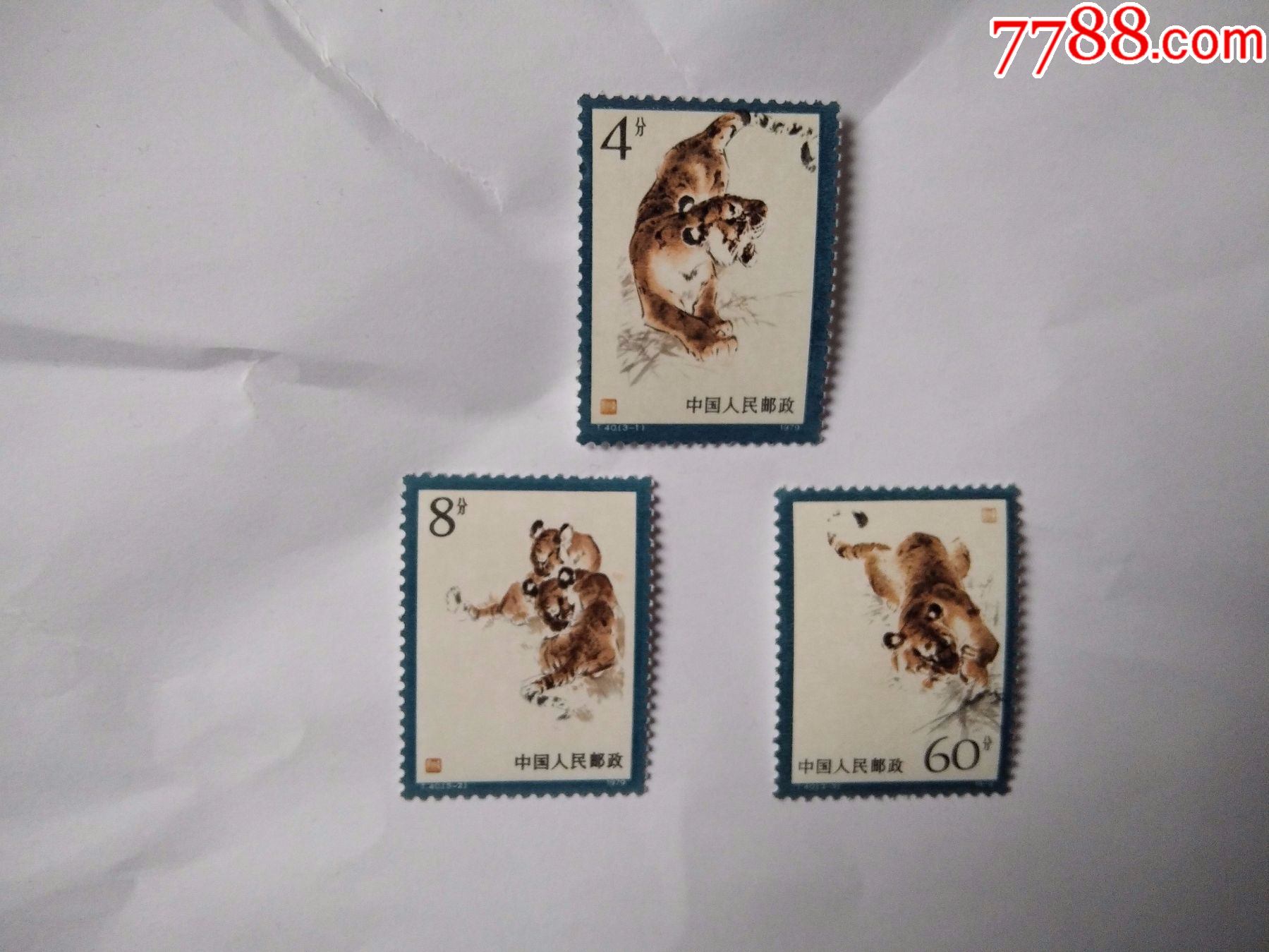 t40东北虎_新中国邮票_收藏行情_回收价格_7788邮票收藏