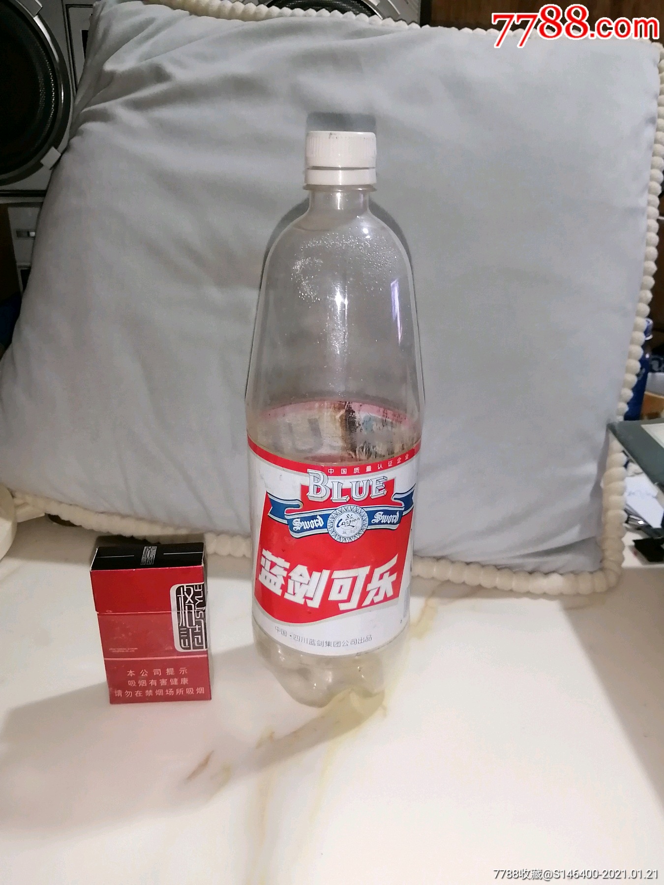 2000年蓝剑可乐瓶子