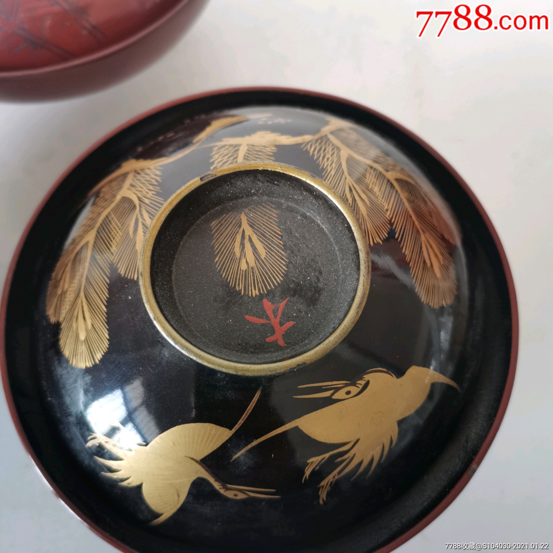 漆器盖碗