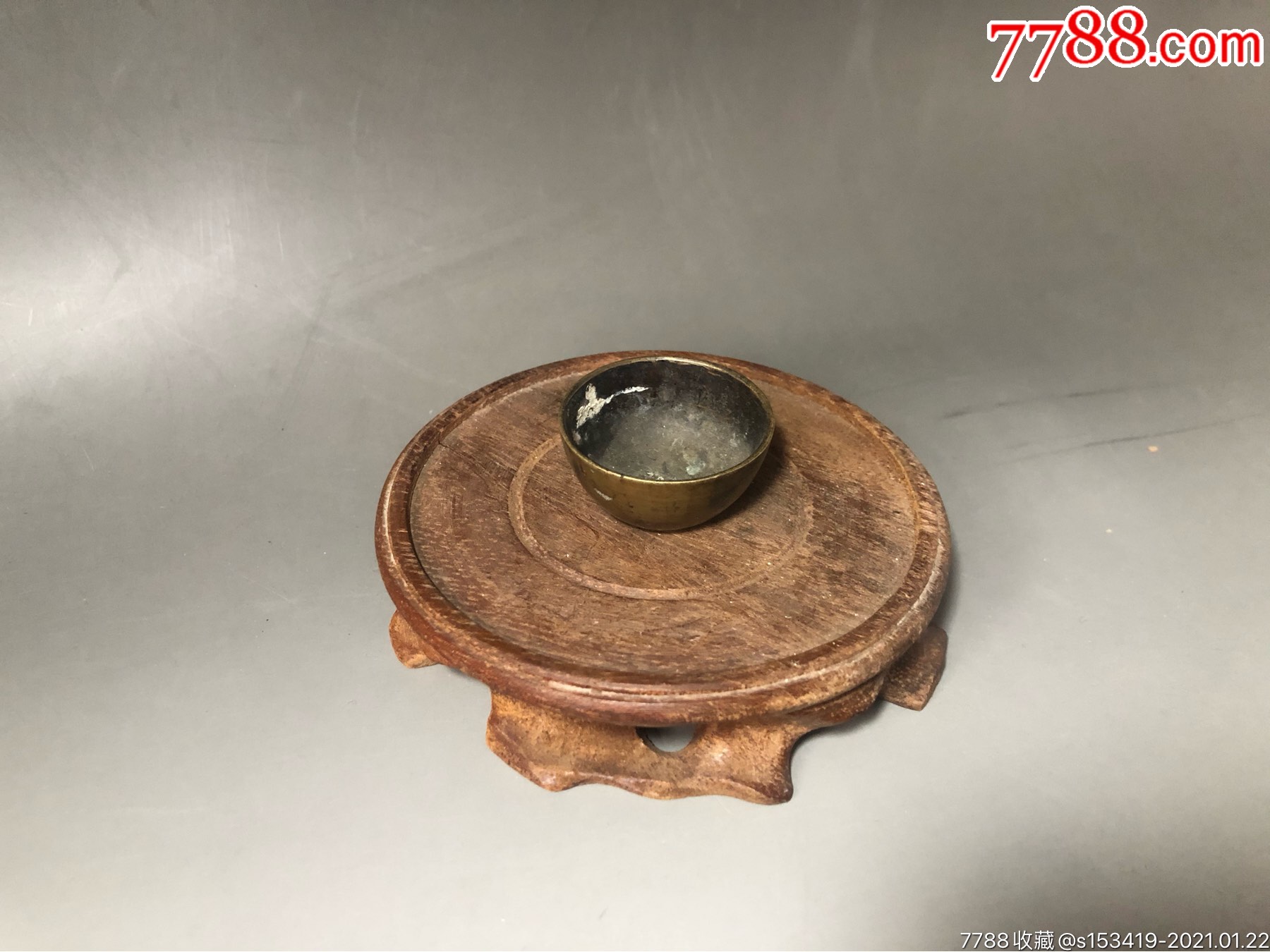 清代黄铜小酒杯古董收藏包老包邮喜欢带走一口价包邮每天更新货架欢迎