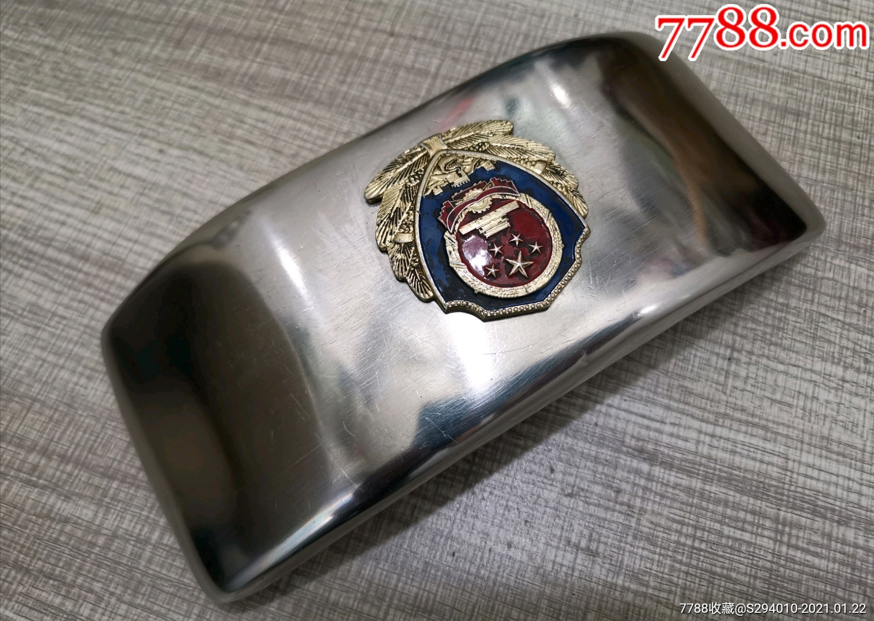 白钢练功腰带卡子一只!-皮带扣/腰饰-7788烟标收藏