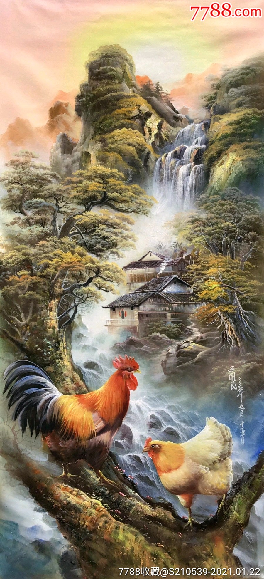 大芬风水山水油画大师-吕国良