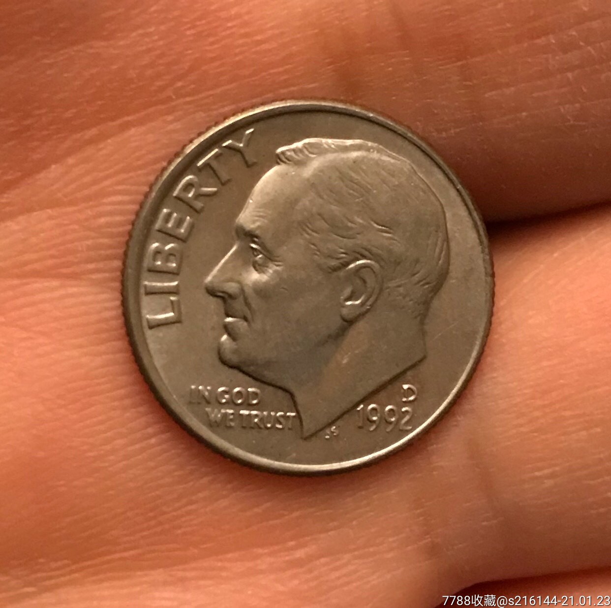 1992年美国硬币10美分