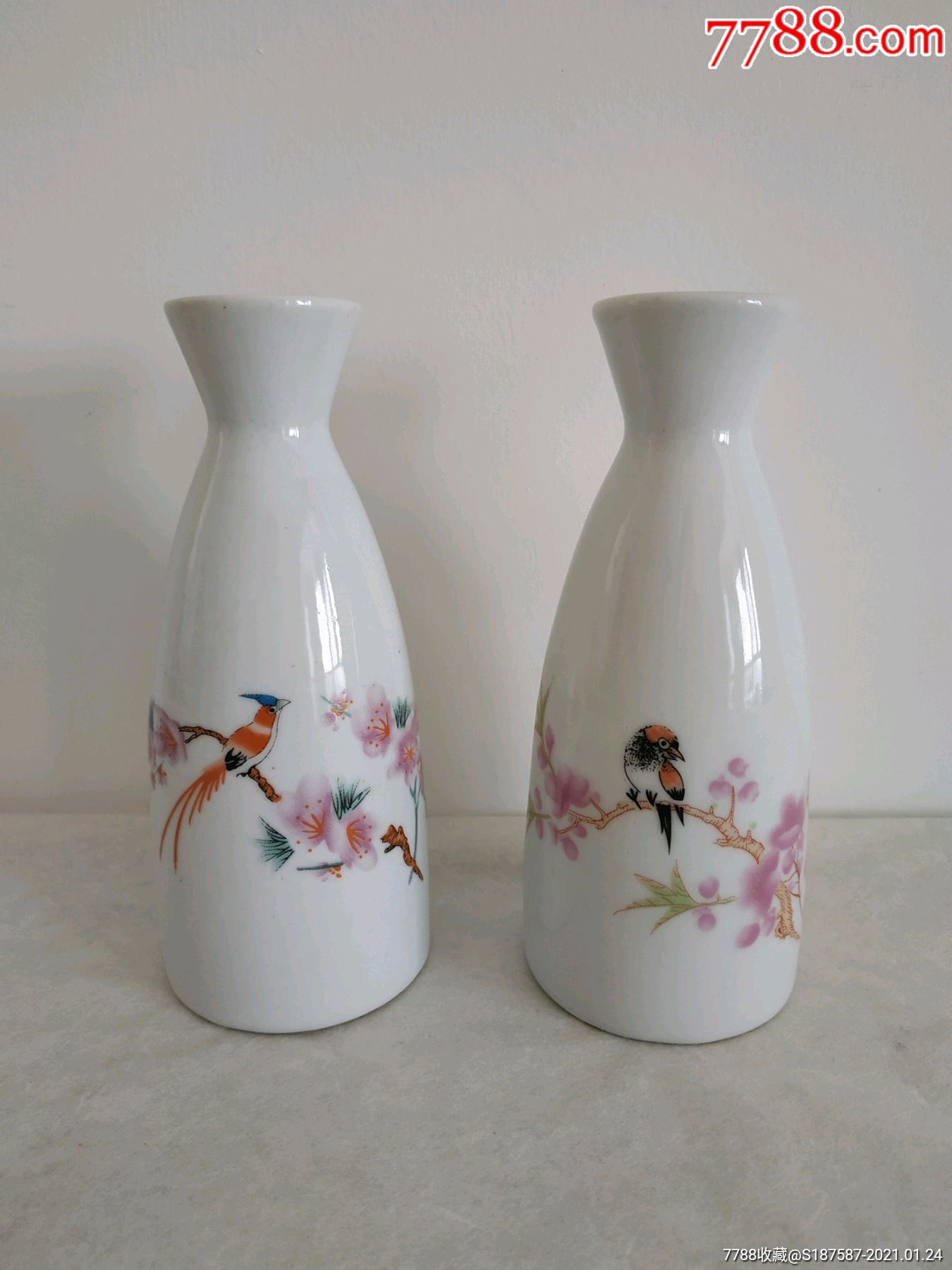 景德镇酒壶一对