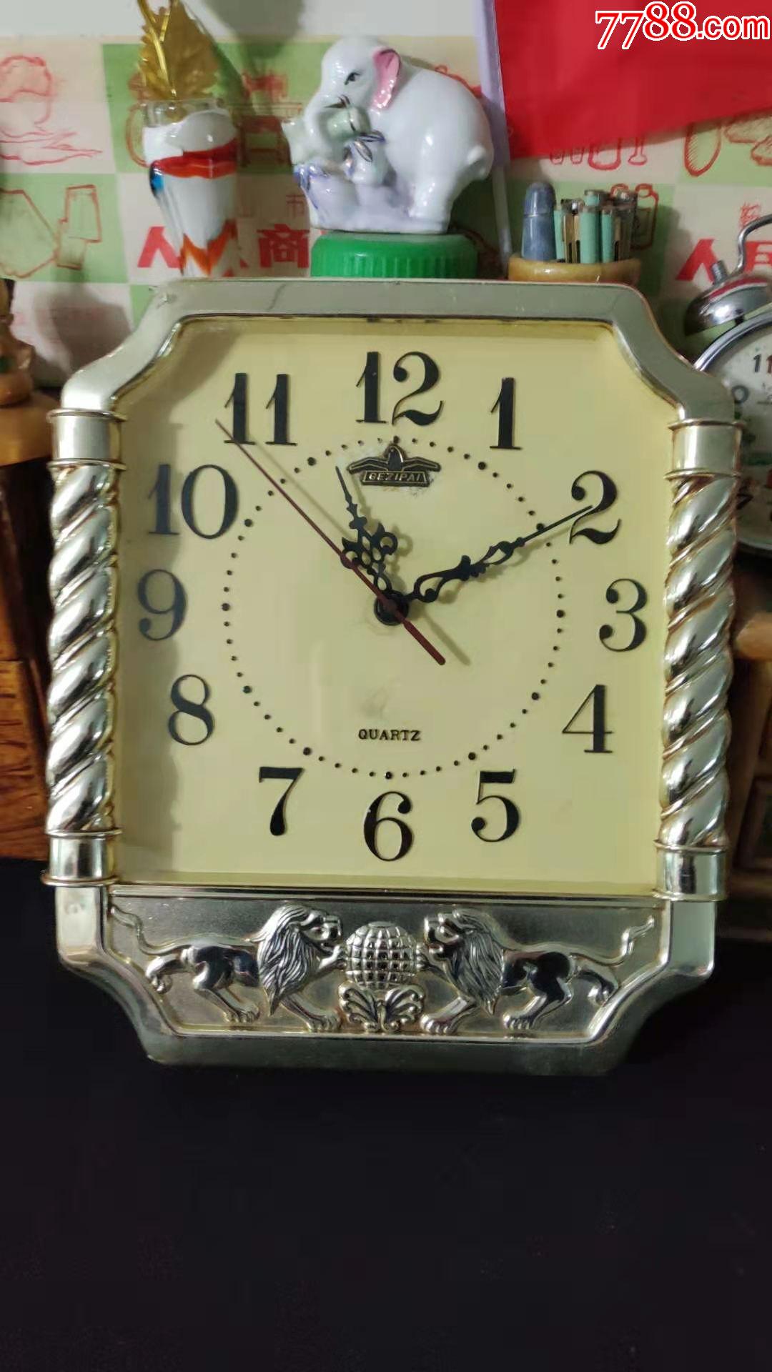 上世纪8090年代石英塑料挂钟民俗老装饰老物品