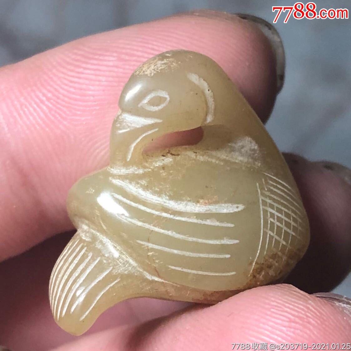 玉鸟小件