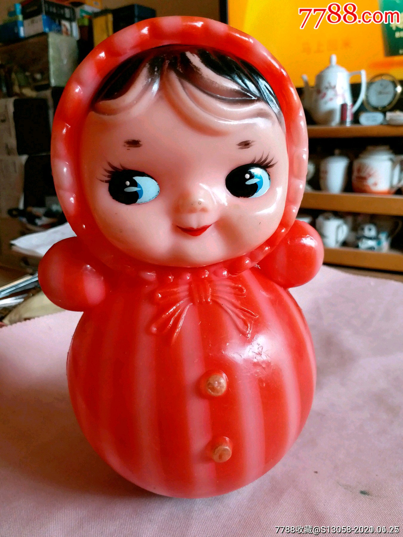 特价经典传统红不倒翁娃娃