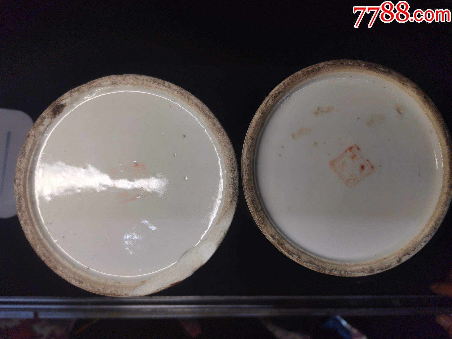 清晚期余炳顺花鸟帽筒一对_彩绘瓷/彩瓷_收藏价格_鉴定交易_7788瓷器