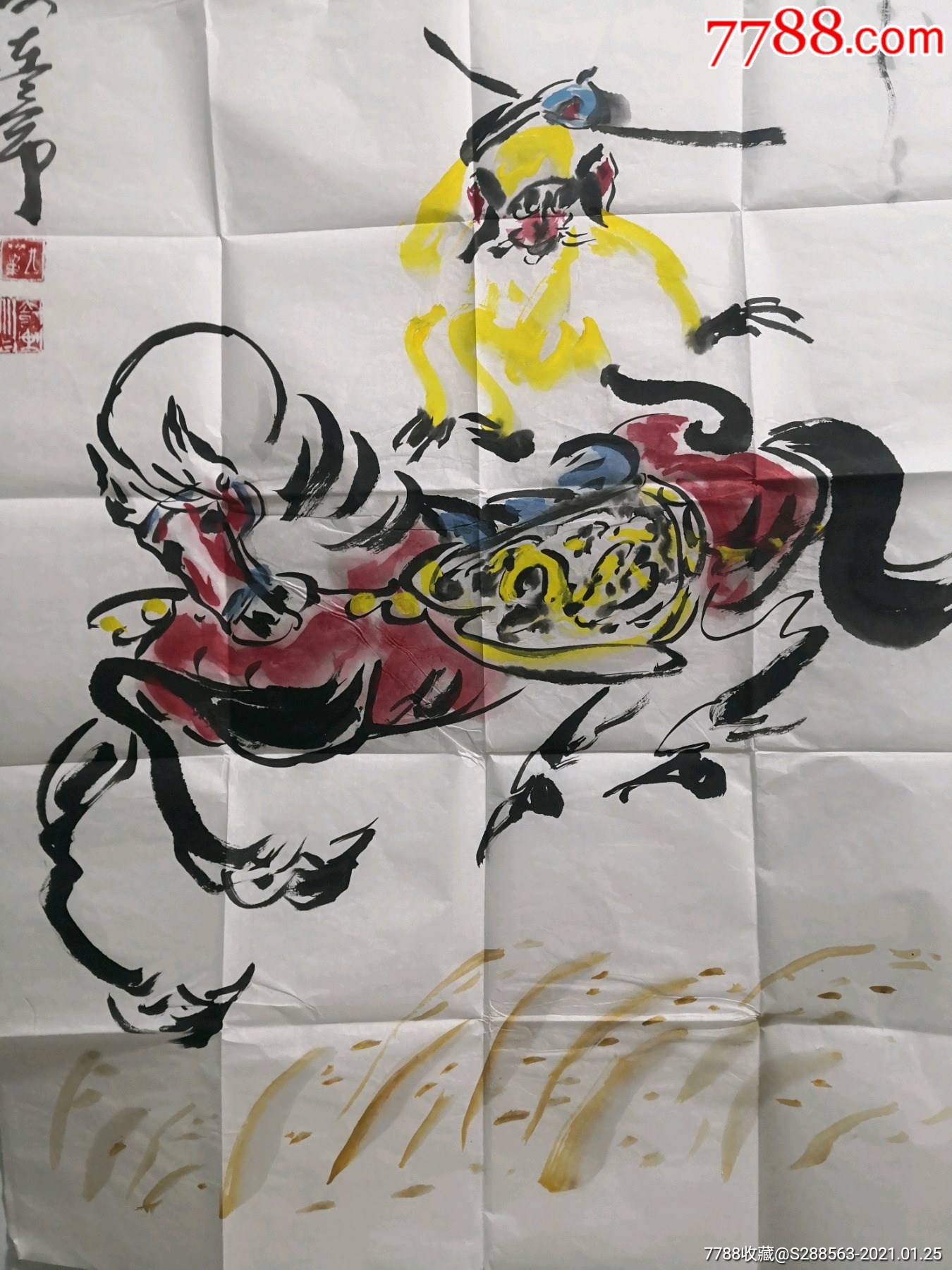 【作者不详】马上封侯精品(四尺整张)